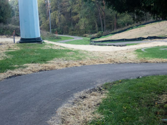 Switchbacks in the trail