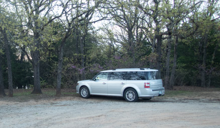 Ford Flex Station Wagon, my aid station for the virtual LMTR 50 km in 2020