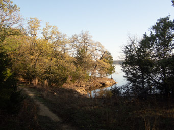 Start of the Lakeview Drive section