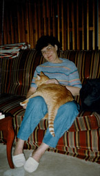 Mom and McDuff, early 1990's.