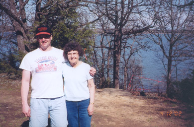 Earl and Marj, Lake McMurtry Trail Run, OK April, 2004.